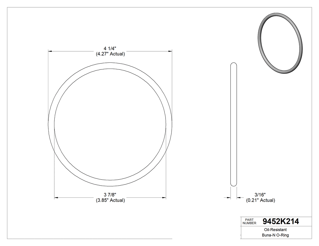 Technical drawing - 9452K214